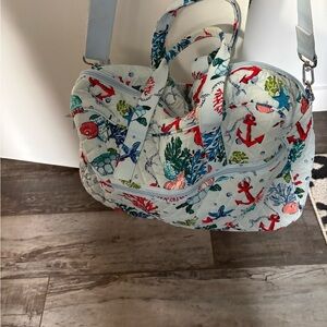 Vera Bradley Sea Life Nautical Print Travel Bag